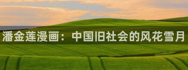 51漫画3d动漫免费在线观看：潘金莲漫画：中国旧社会的风花雪月